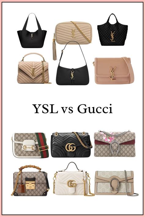 gucci or saint laurent bag|ysl vs Gucci crossbody bag.